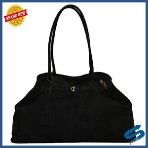 Oversized Suede Tote Handbag Top Handle Purse Slouchy Hobo Bag